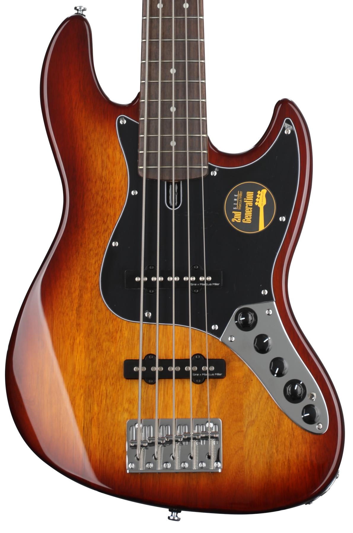 Sire Marcus Miller V3 5-string Bass Guitar - Tobacco Sunburst 