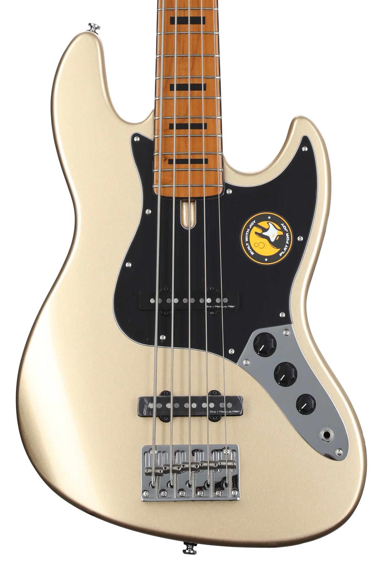 Sire Marcus Miller V5 5-string Bass Guitar - Champagne Gold Metallic