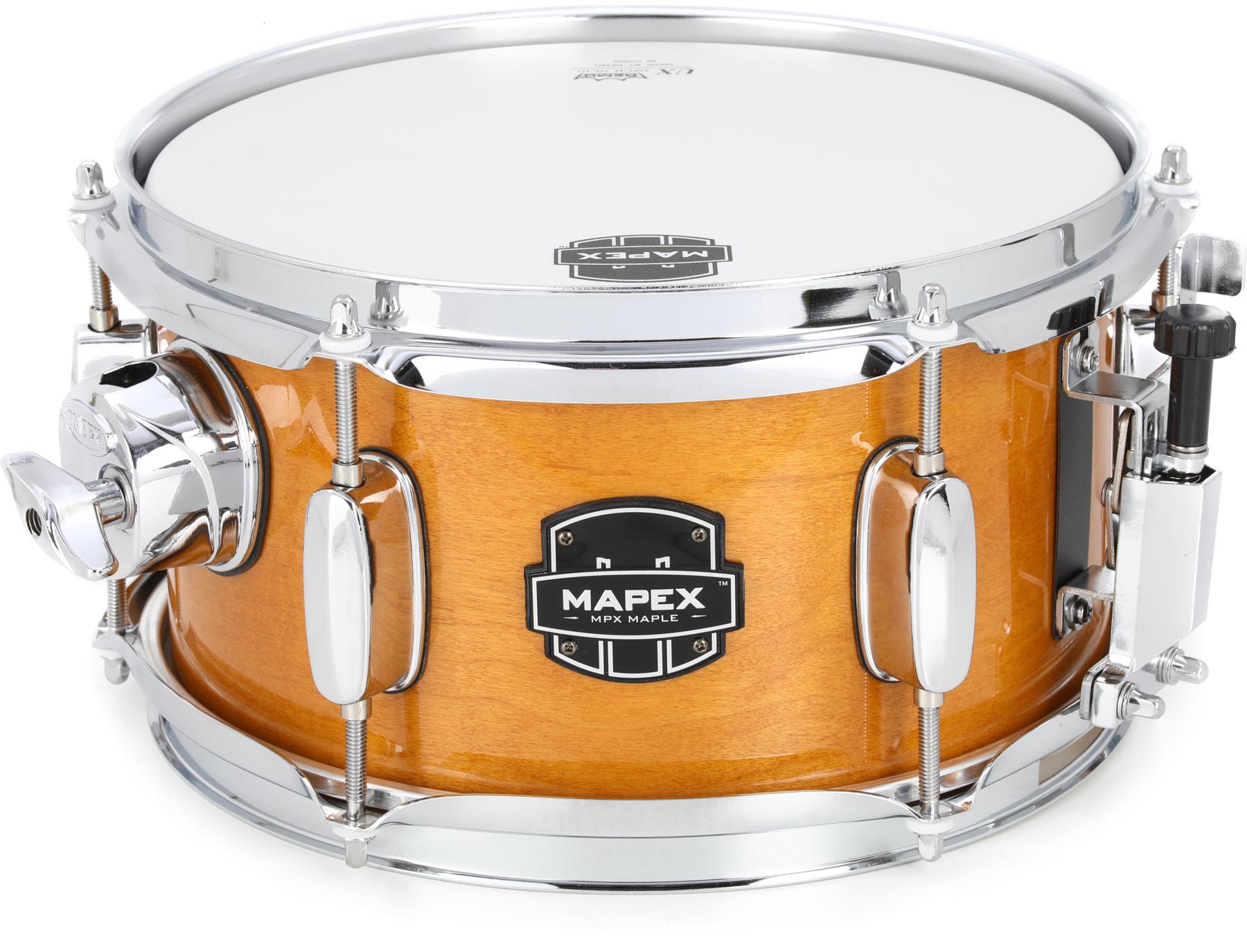 Mapex MPX Series Maple Side Snare Drum - 5.5 inch x 10 inch, Gloss Natural