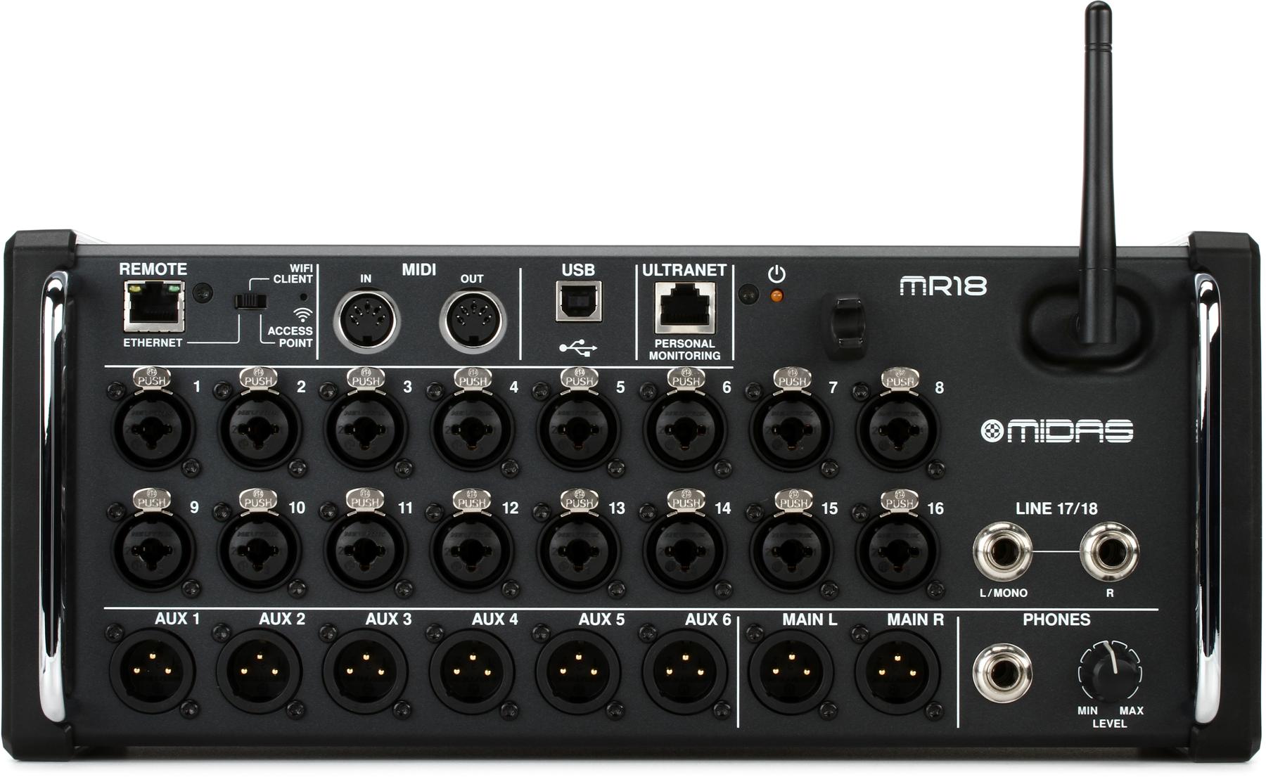 MR18 18-channel Tablet-controlled Digital Mixer