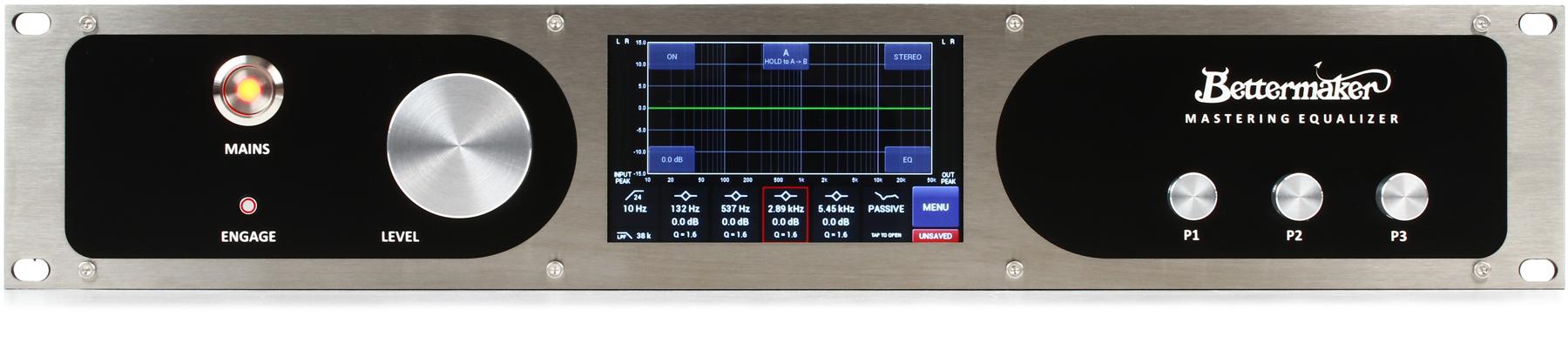 Mastering Equalizer with Plug-in Control