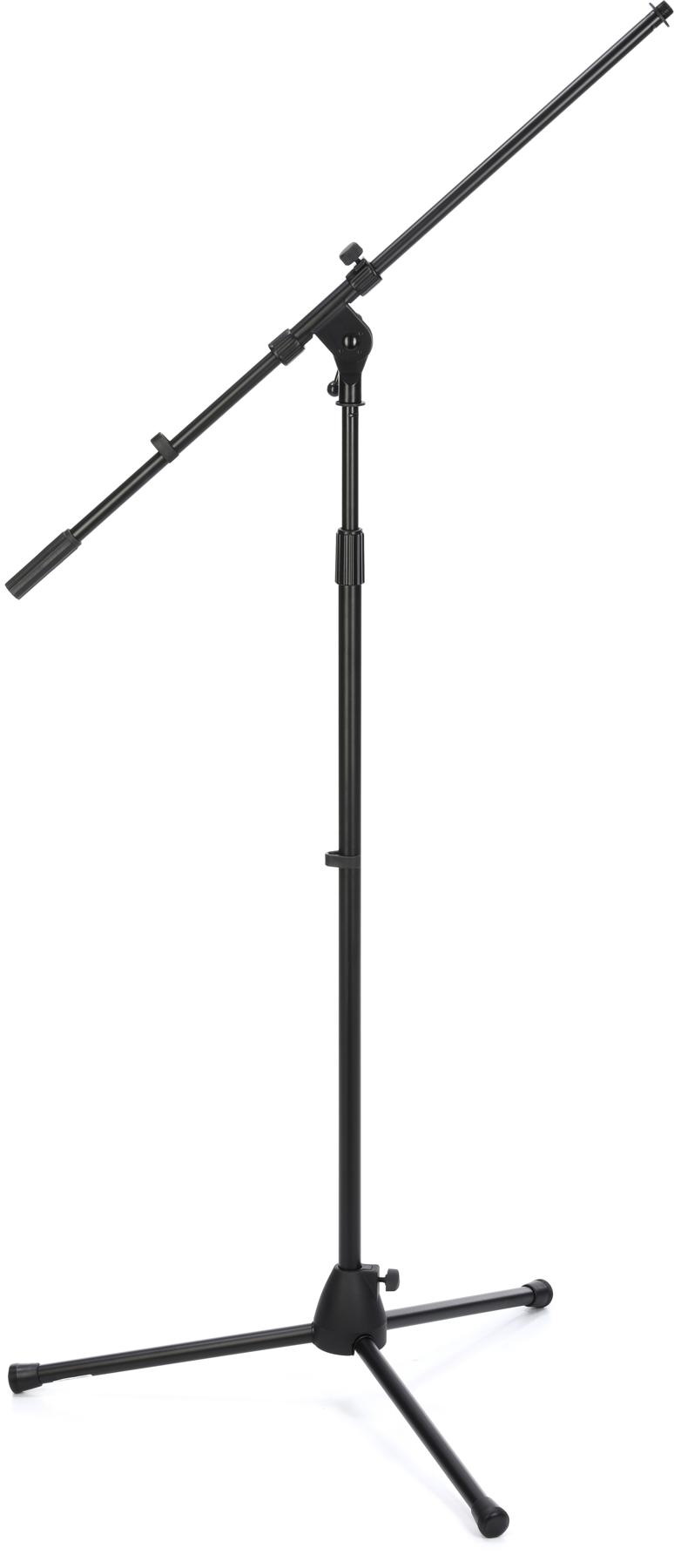 6. On-Stage MS7701B Tripod Microphone Boom Stand