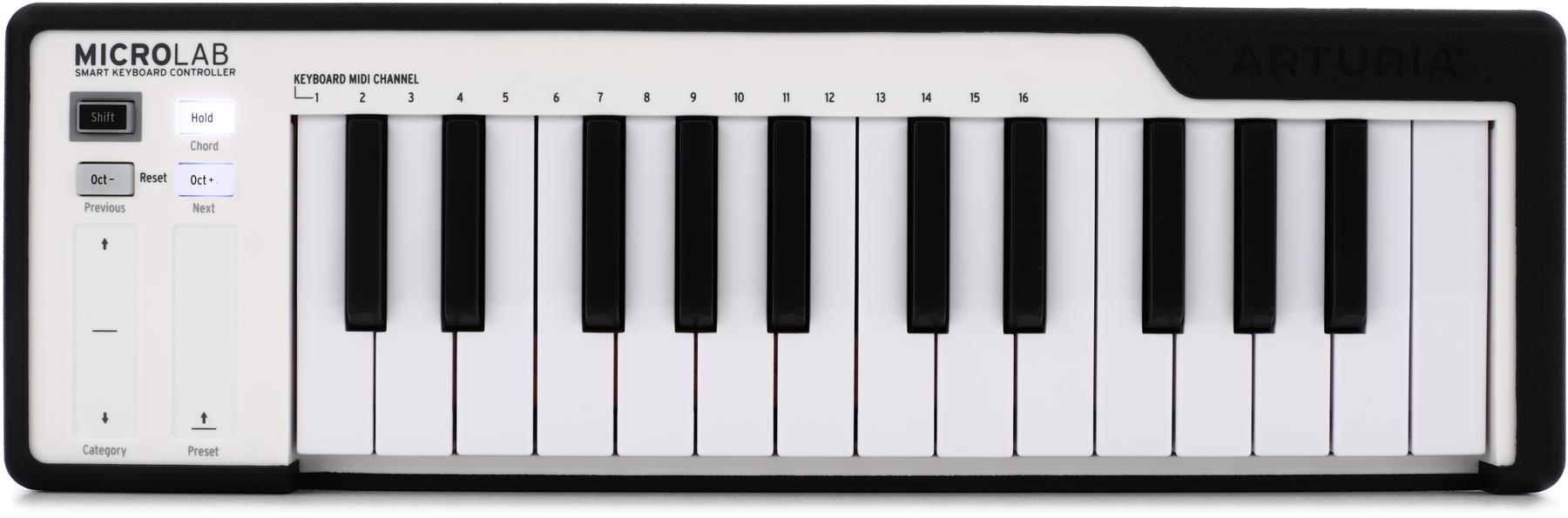 MicroLab 25-key Keyboard Controller - Black