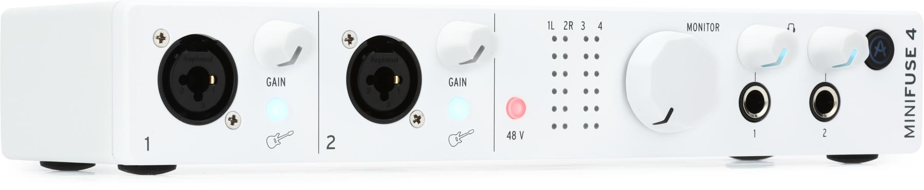 MiniFuse 4 USB-C Audio Interface - White