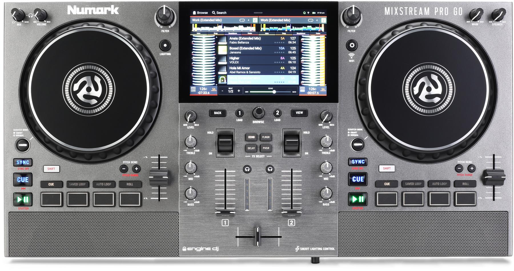 Mixstream Pro Go Battery-powered Standalone DJ Controller