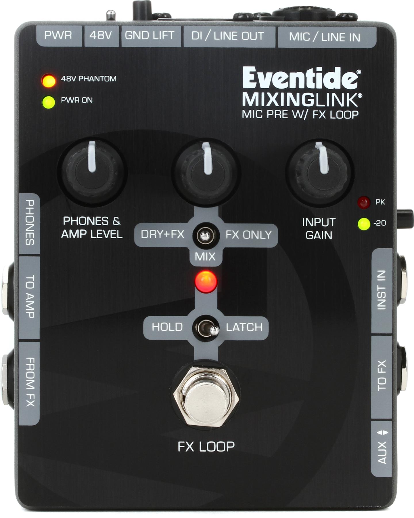 Mixing Link Mic Preamp with FX Loop
