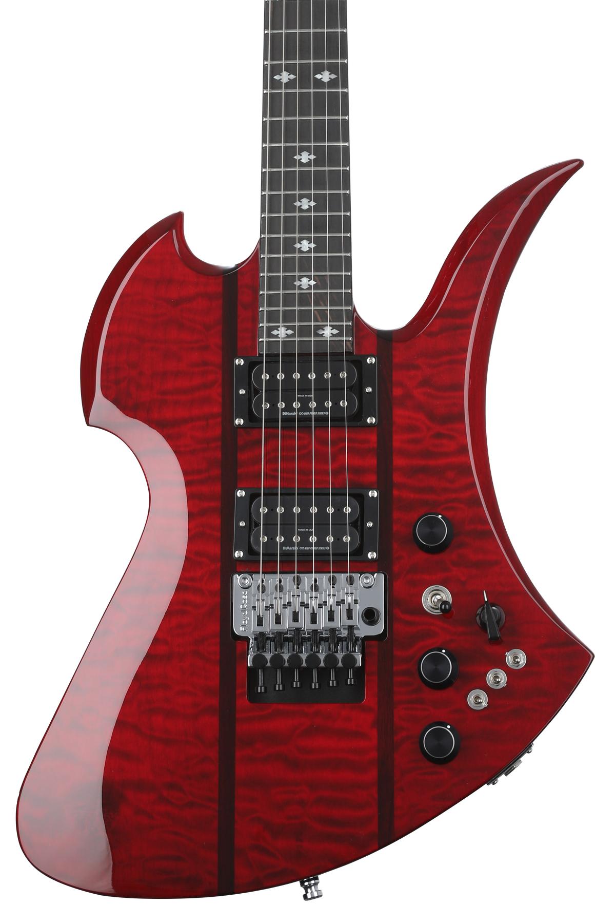 B.C. Rich Mockingbird Legacy ST with Floyd Rose Electric Guitar - Trans Red