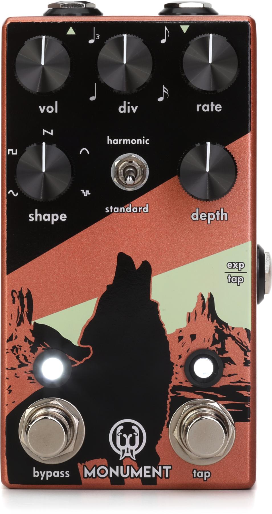 Monument Harmonic Tap Tremolo Pedal V2