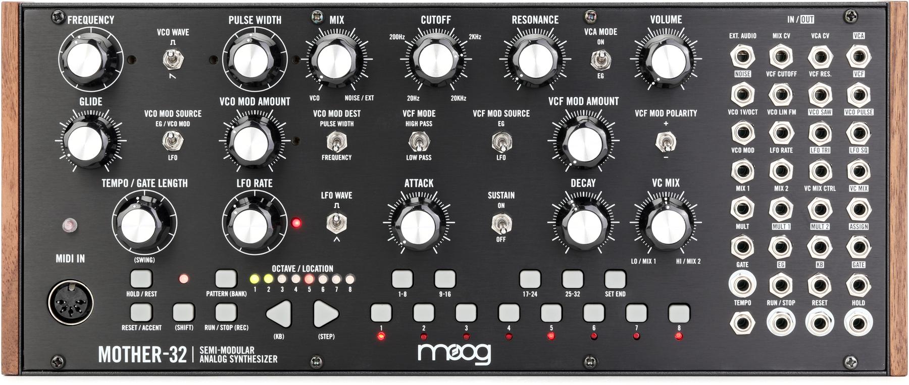 Mother-32 Semi-modular Eurorack Analog Synthesizer and Step Sequencer
