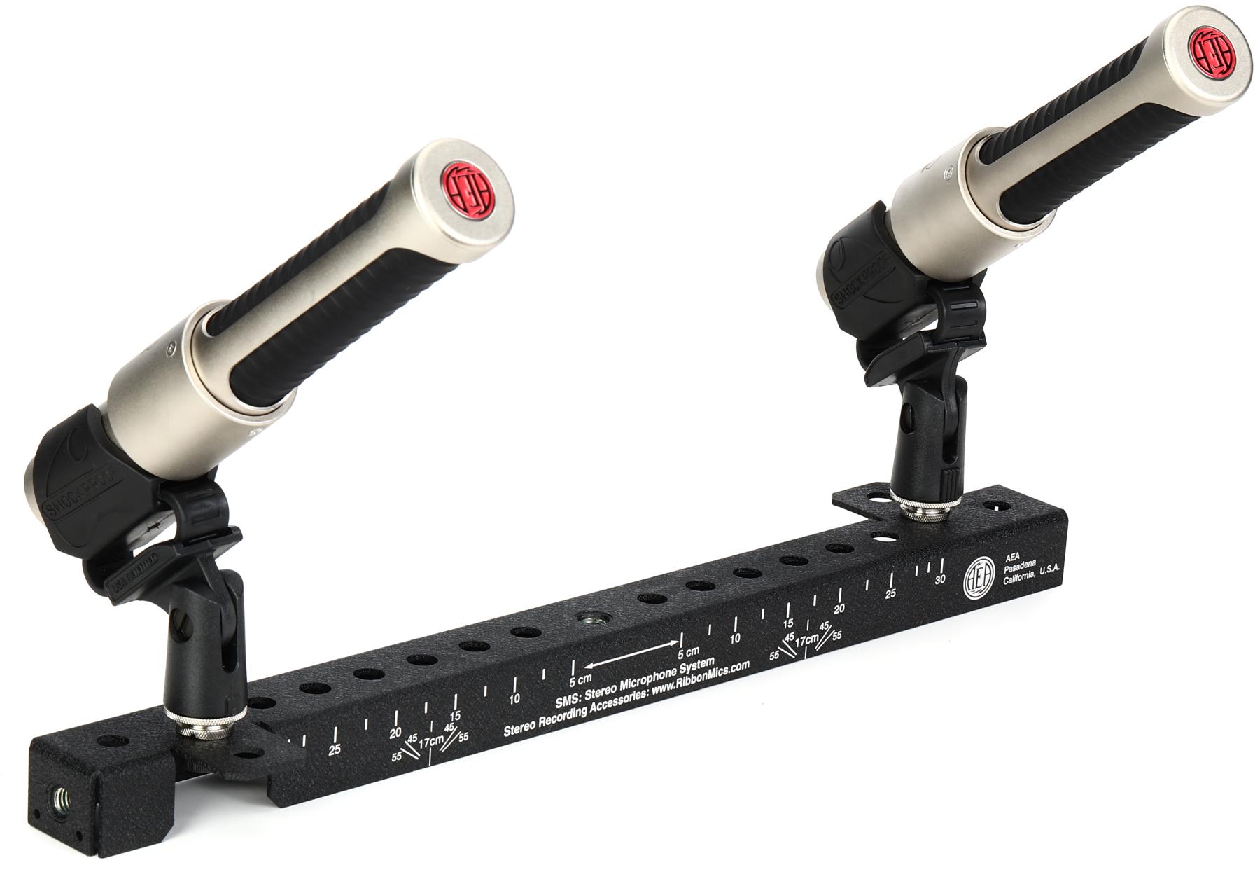 Dimensions for the AEA N22 Stereo Kit Ribbon Mic