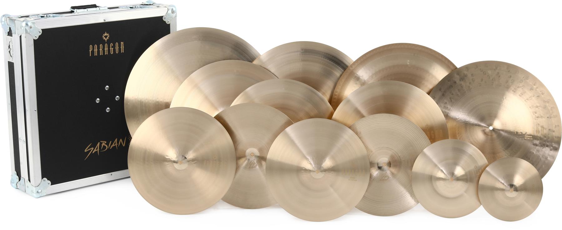 Sabian Paragon Neil Peart Complete Cymbal Set - 8/10/13/14/16/16/18/19/20/20/22 inch - with Flight Case