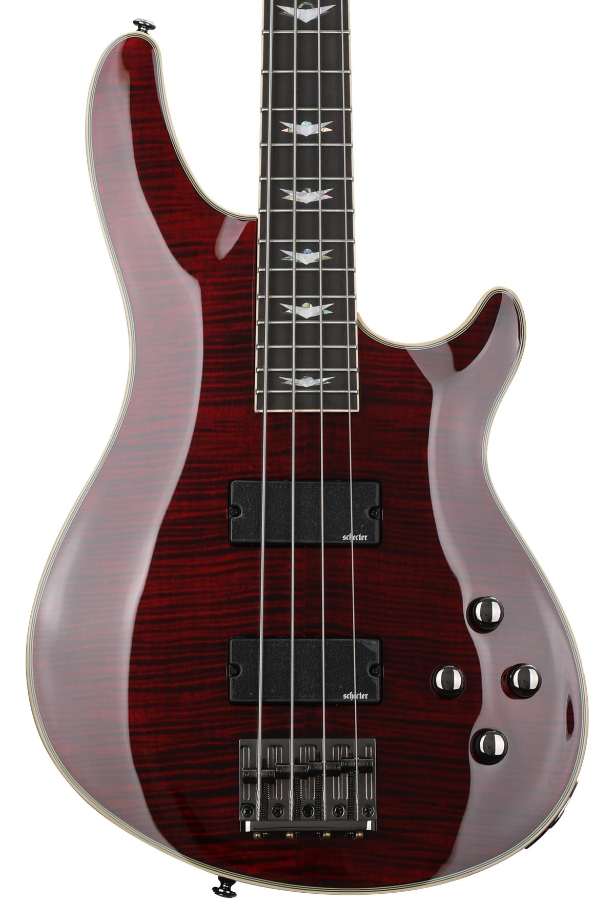 Schecter Omen Extreme-4 Bass Guitar - Black Cherry | Sweetwater