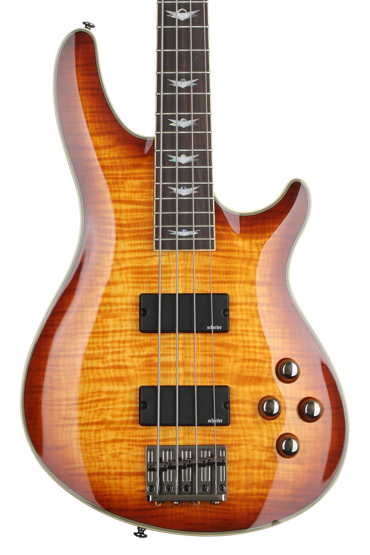 Schecter Omen Extreme-4 Bass Guitar - Vintage Sunburst | Sweetwater