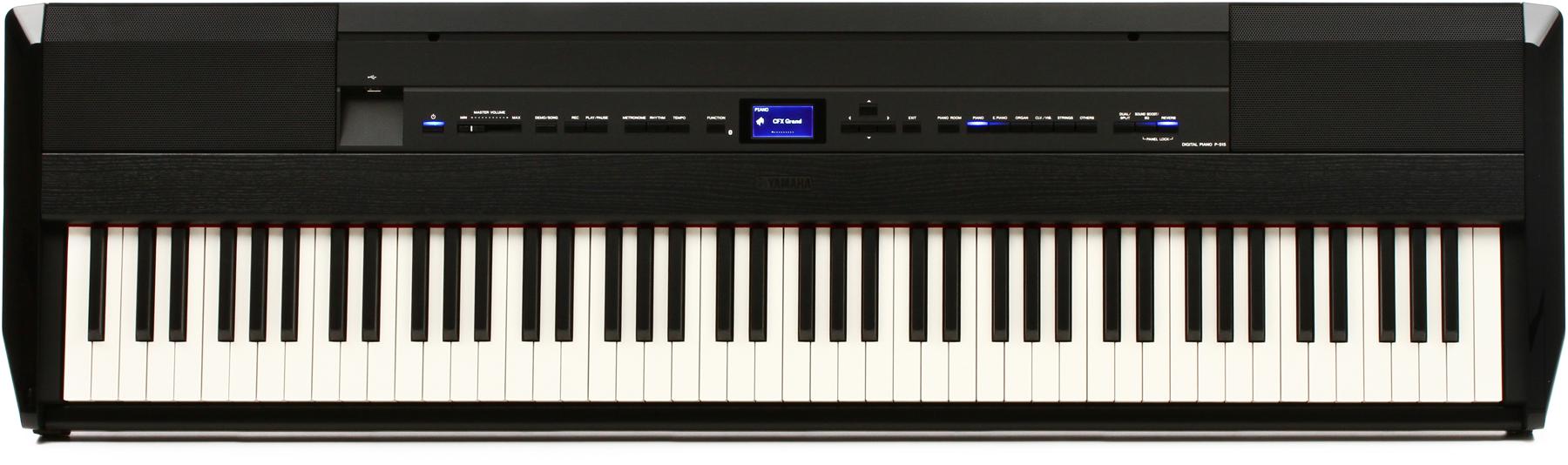 P-515B 88-key Digital Piano with Speakers - Black