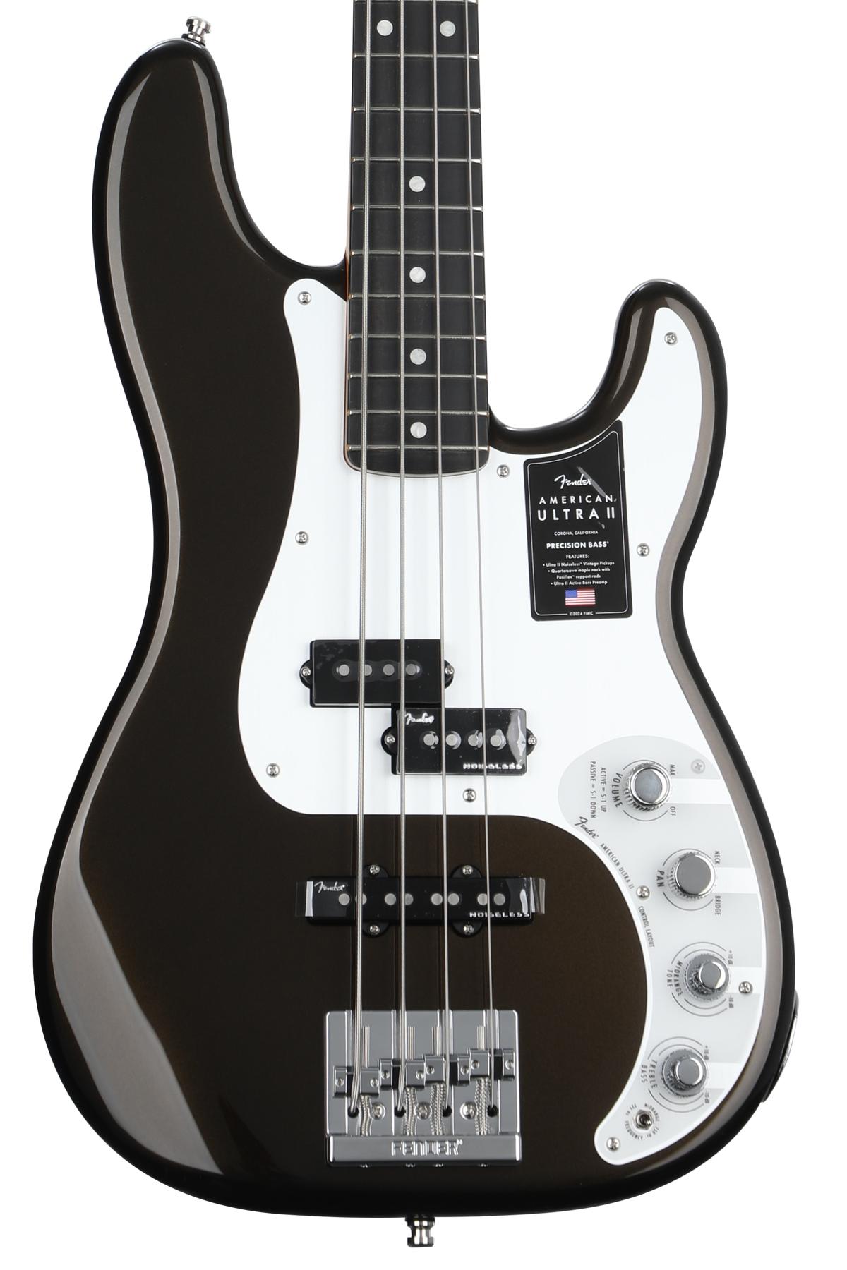 American Ultra II Precision Bass - Texas Tea, Ebony Fingerboard