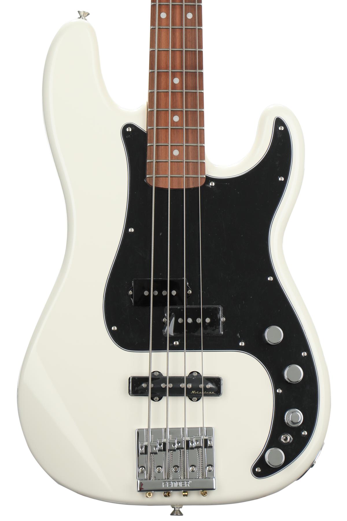 Fender Deluxe Active Precision Bass Special Olympic White with Pau Ferro  Fingerboard Sweetwater