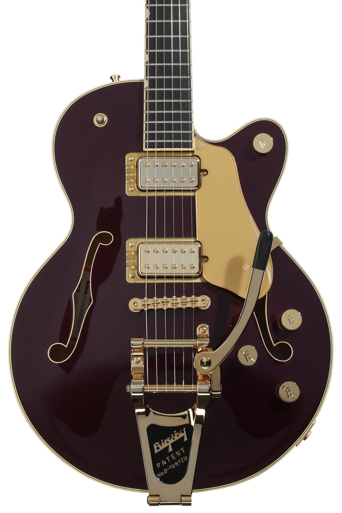 Полупустотелая электрогитара Gretsch Pro Broadkaster Jr LX - Blackberry 467690₽