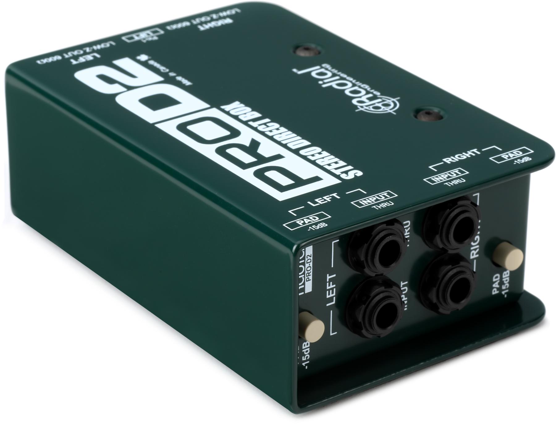 ProD2 2-channel Passive Instrument Direct Box