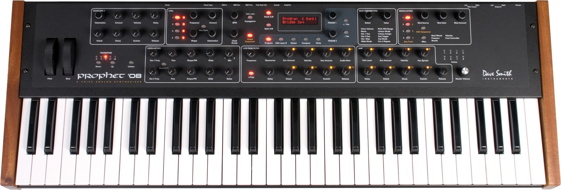Prophet '08 PE 61-key 8-voice Analog Synthesizer