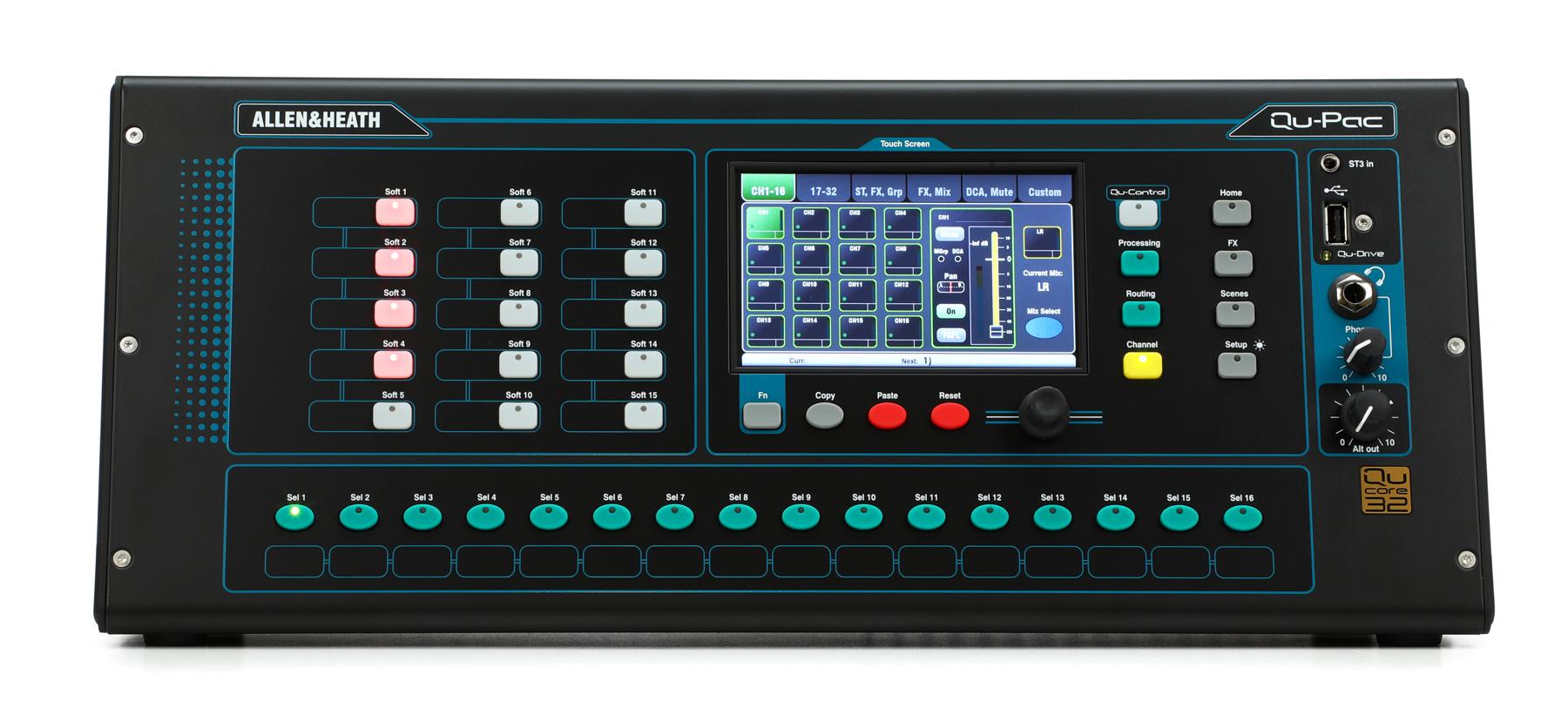 Qu-Pac 22-in/12-out Rackmountable Digital Mixer