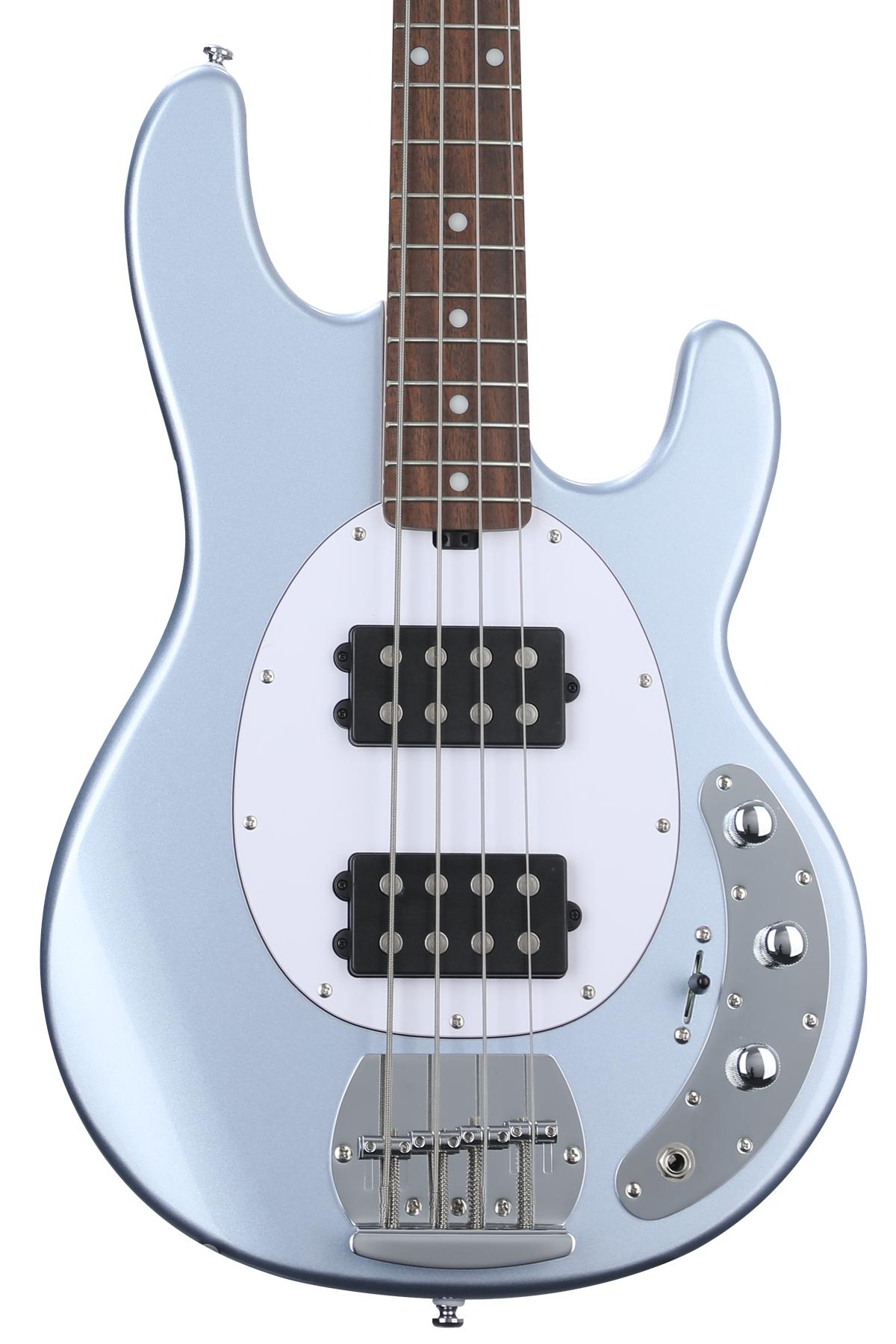 Sterling By Music Man StingRay RAY4HH Bass Guitar Lake Blue Metallic Sweetwater