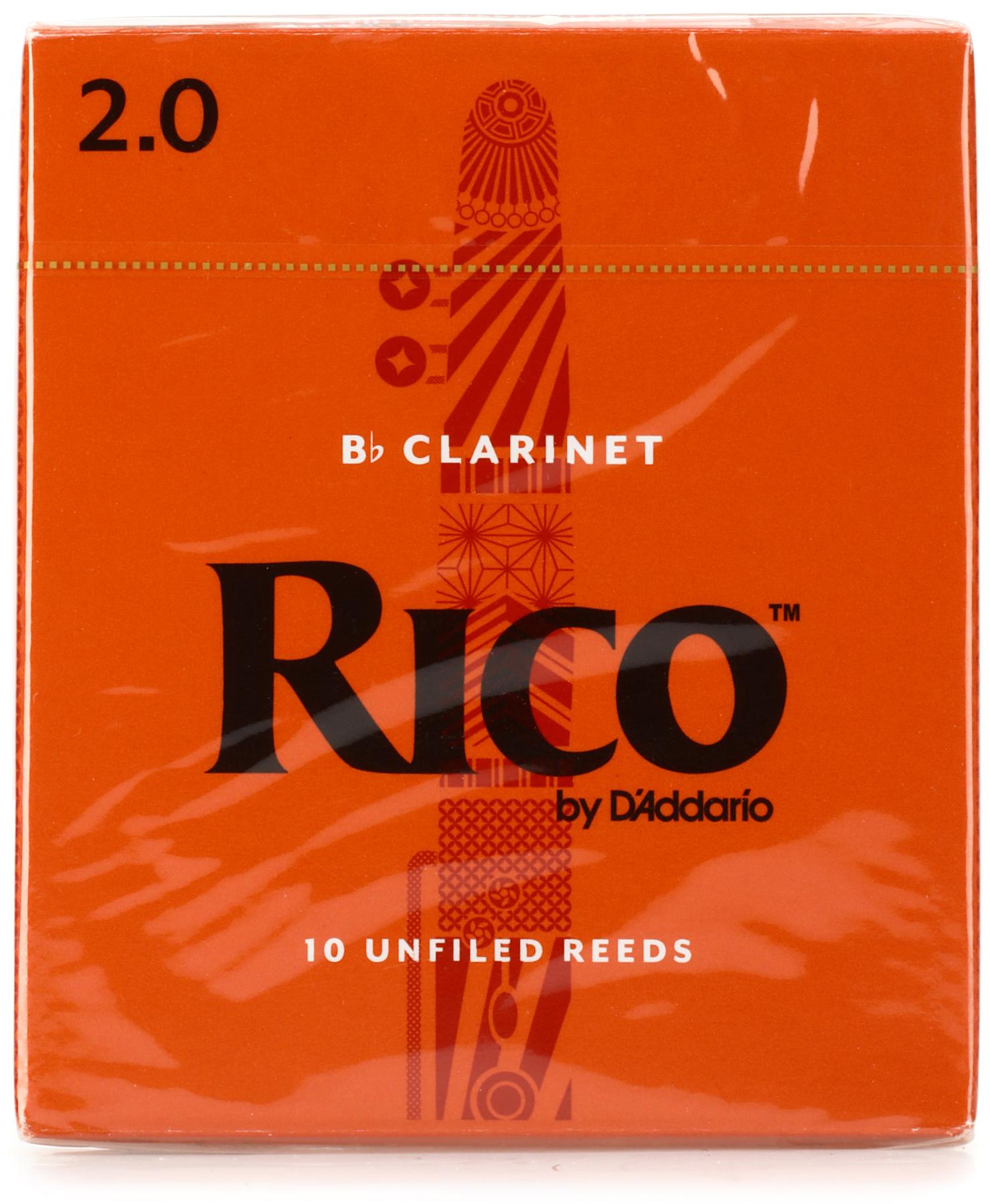 3. Rico Bb Clarinet Reeds, Strength 2.5