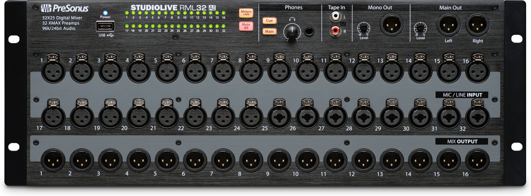 RML32AI Rackmount Digital Mixer