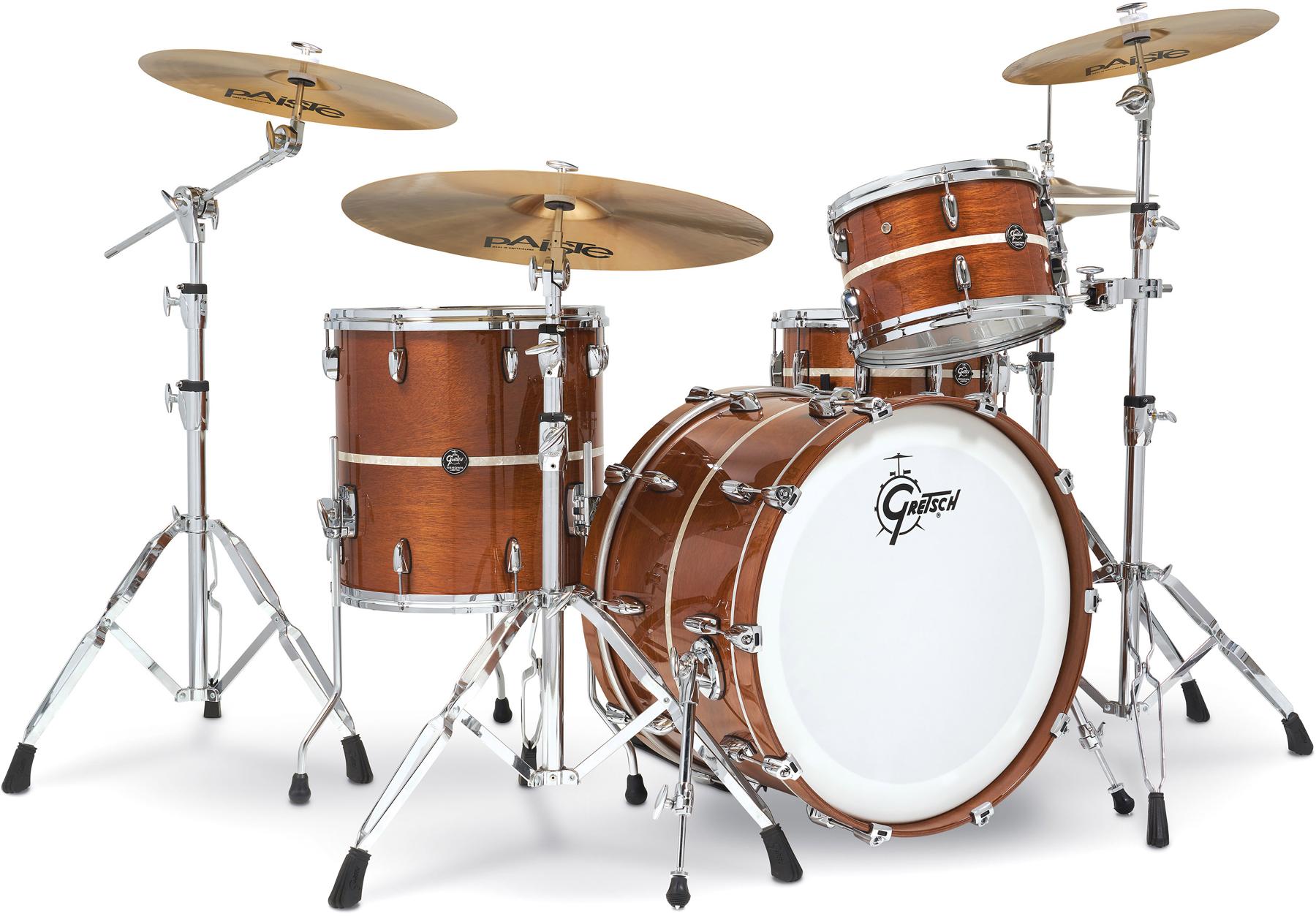 Gretsch Drums Renown LTD 4-piece Shell Pack - Mahogany with Pearl Inlay