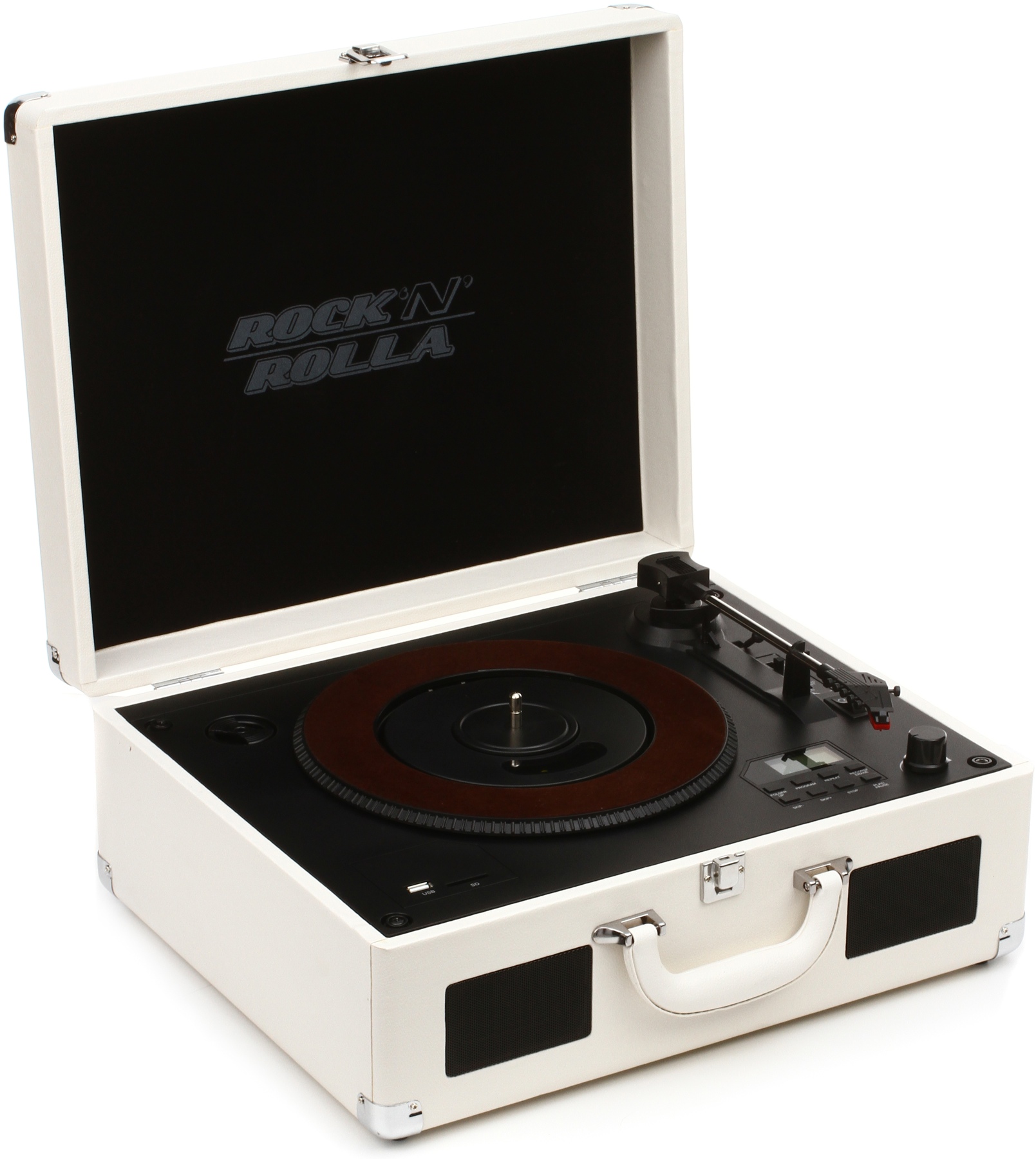 XL Briefcase Turntable - White