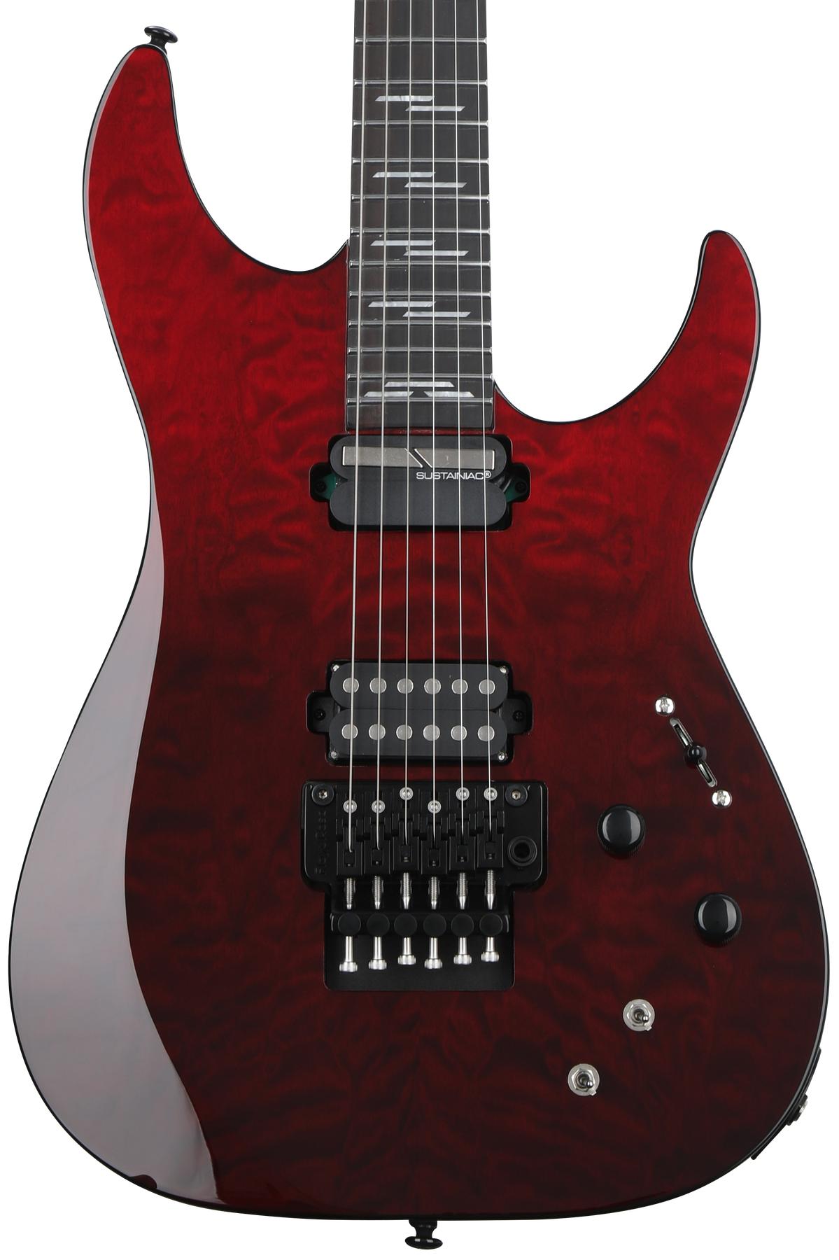 Schecter Reaper-6 レフティ Schecter Reaper-6 FR-S Left-Handed - Satin Charcoal Burst