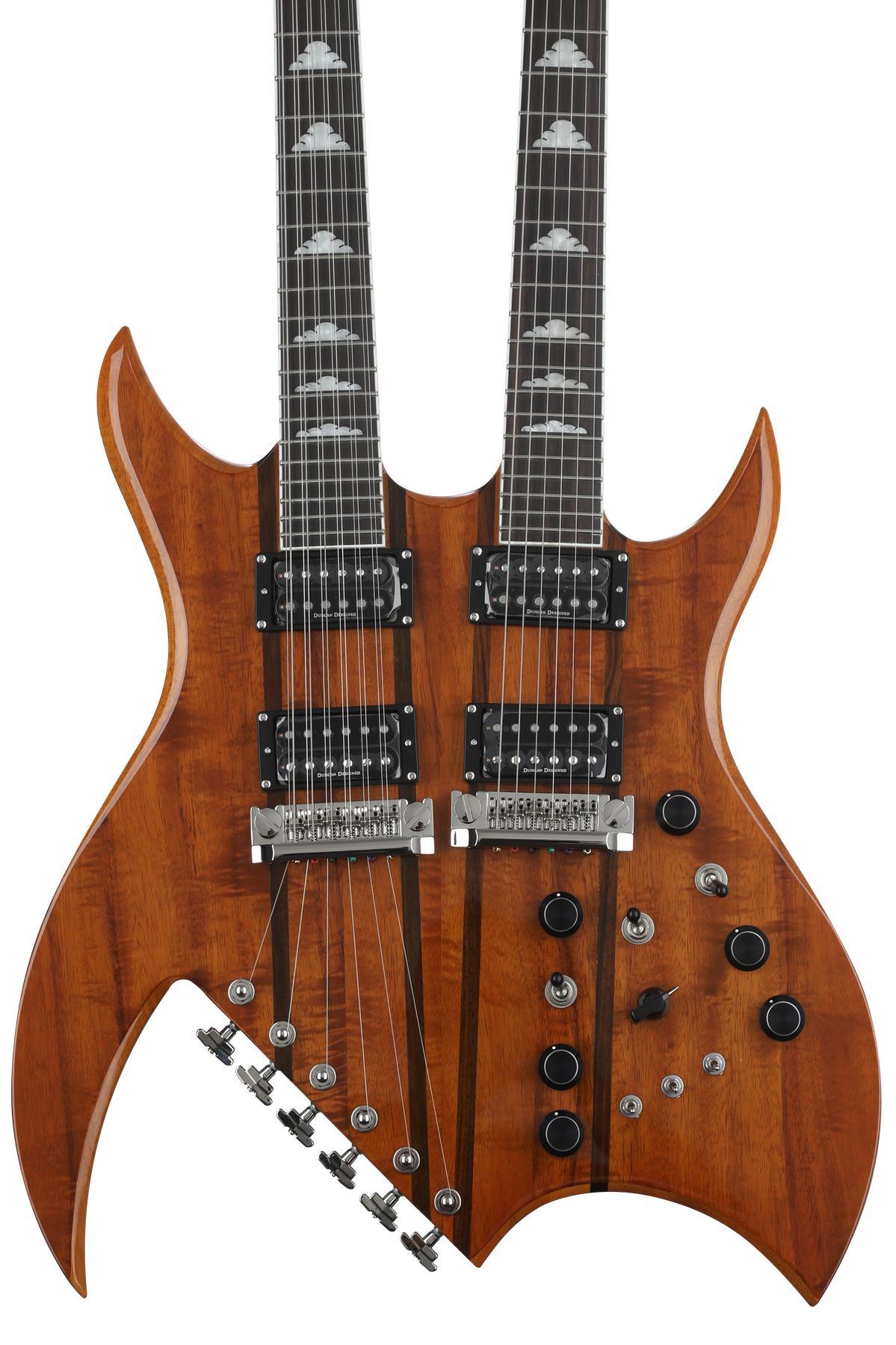 B.C. Rich Rich B Legacy Doubleneck Exotic Electric Guitar