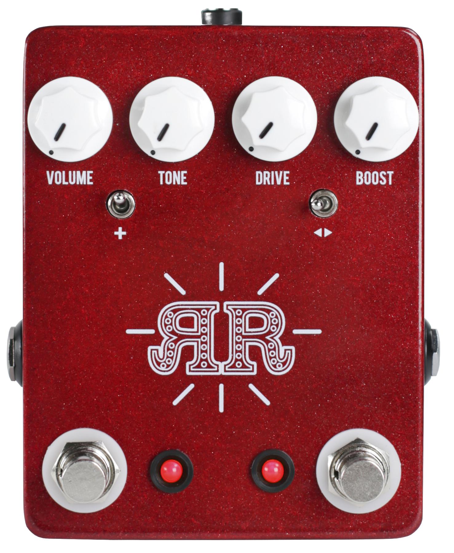 Ruby Red Overdrive Pedal
