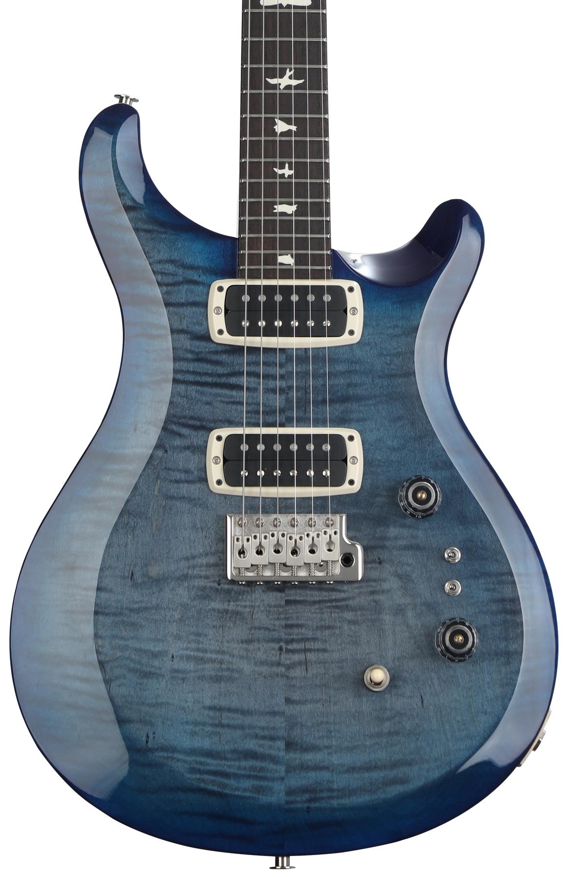 PRS S2 Custom 24-08 Electric Guitar - Faded Gray Black Blue Burst 