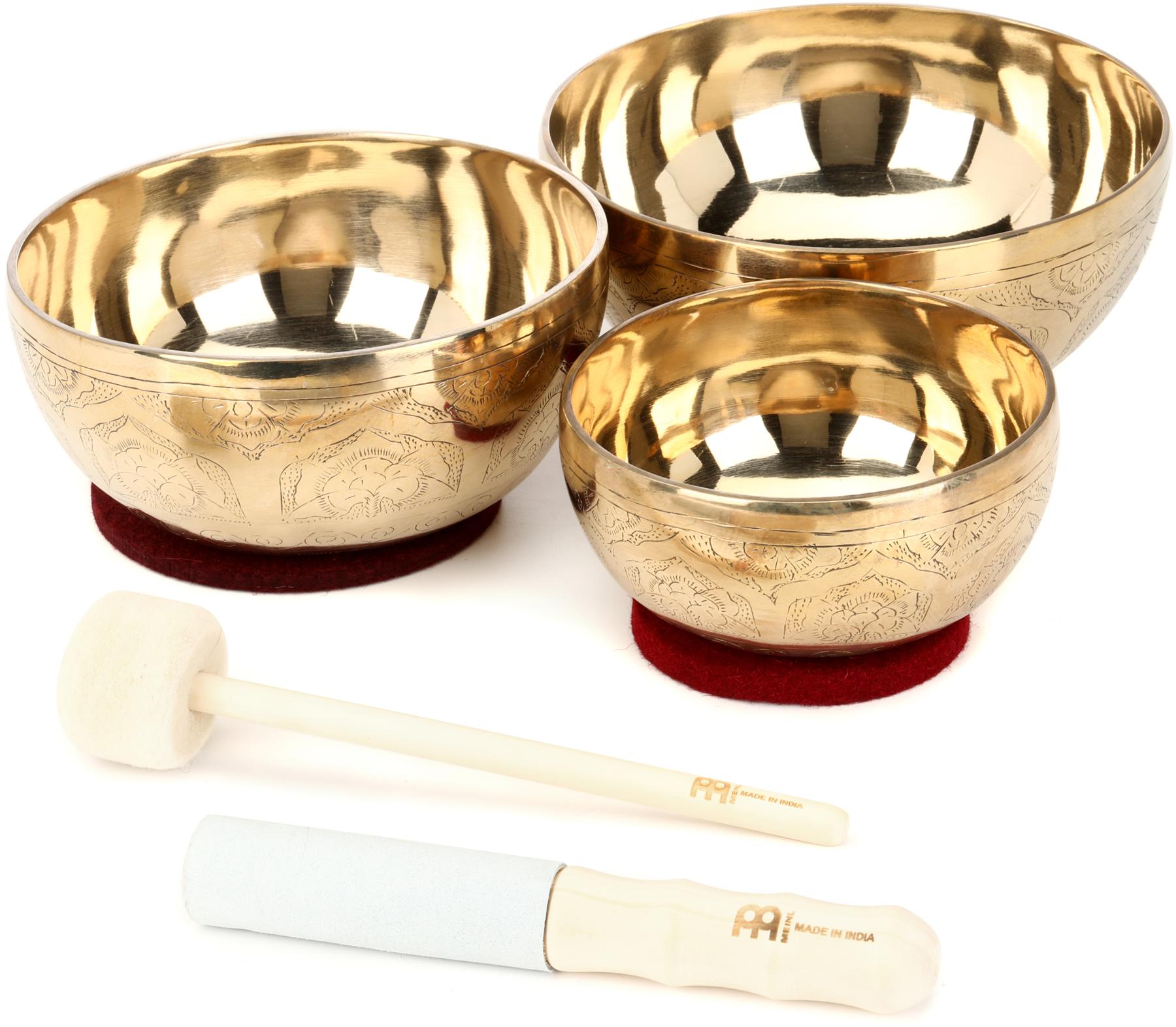 Meinl Sonic Energy Special Engraved Series Singing Bowl Set - 3-piece