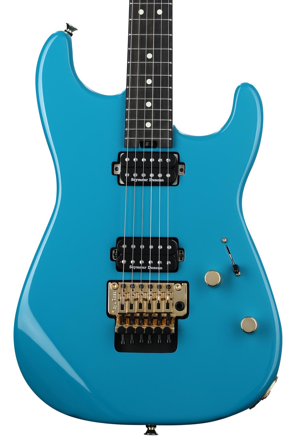 Pro-Mod San Dimas Style 1 HH FR EBY Electric Guitar - Miami Blue