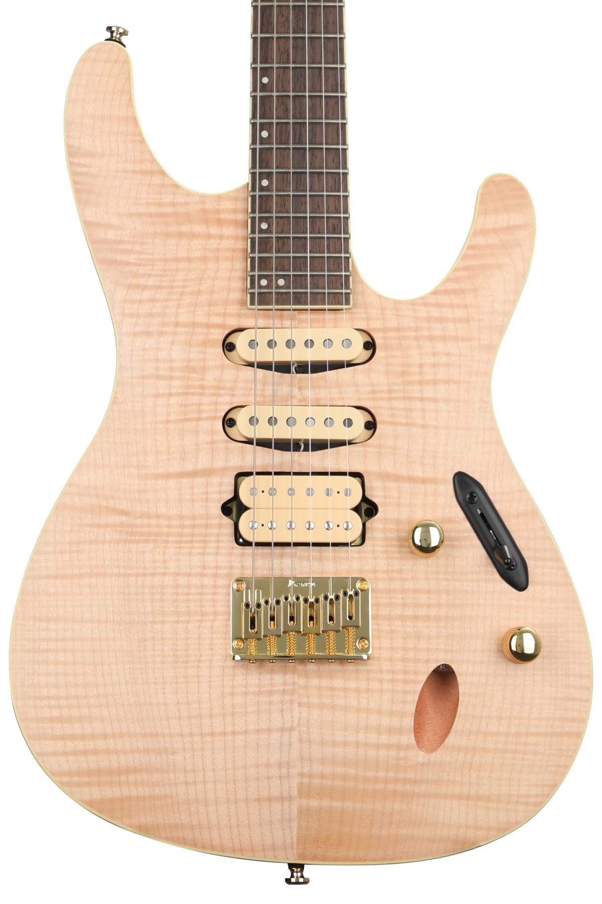 Ibanez Standard SEW761FM Electric Guitar - Natural Flat | Sweetwater