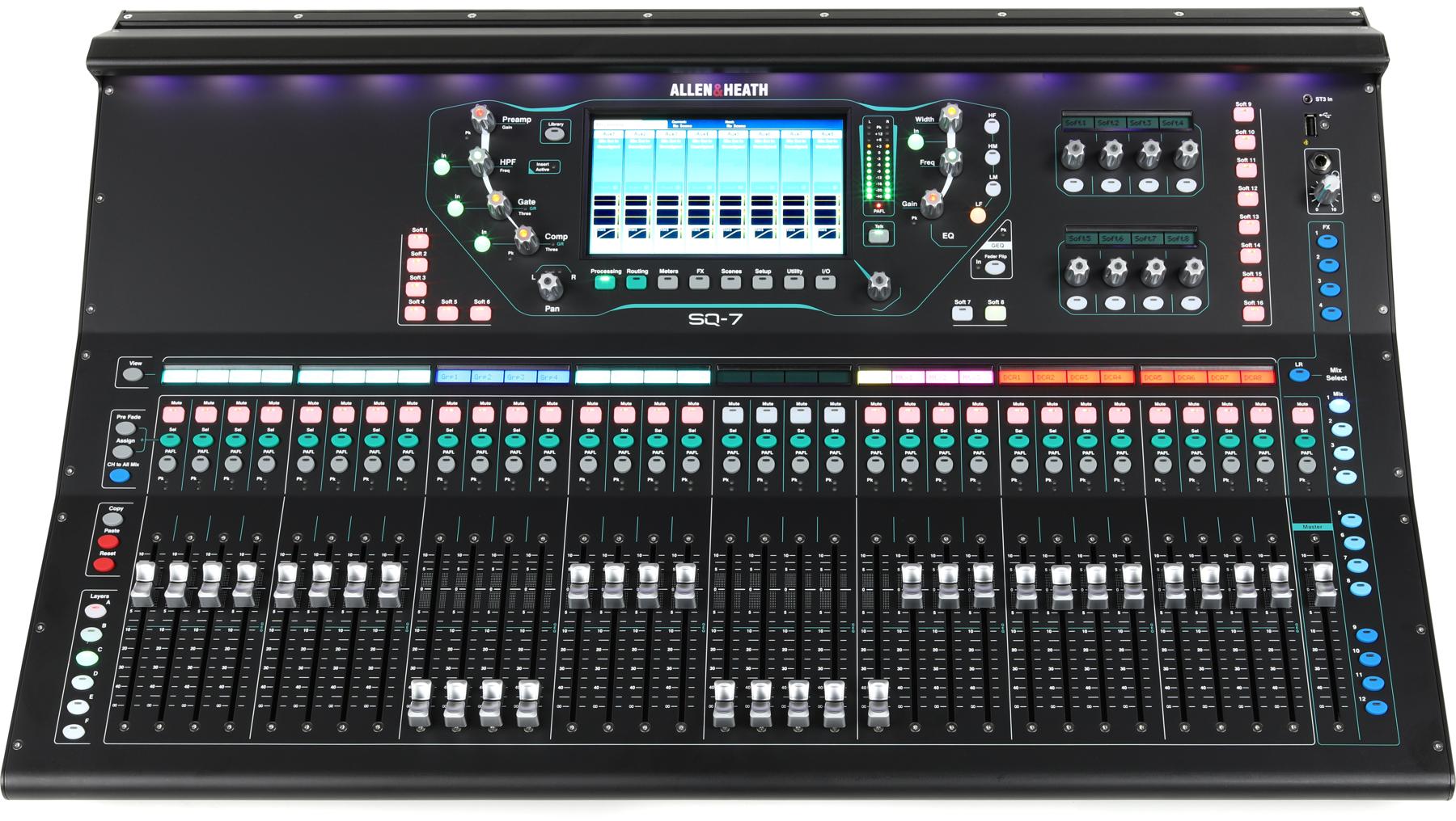 Allen & Heath SQ6 vs SQ7 Digital Mixer Comparison Guitar Chalk
