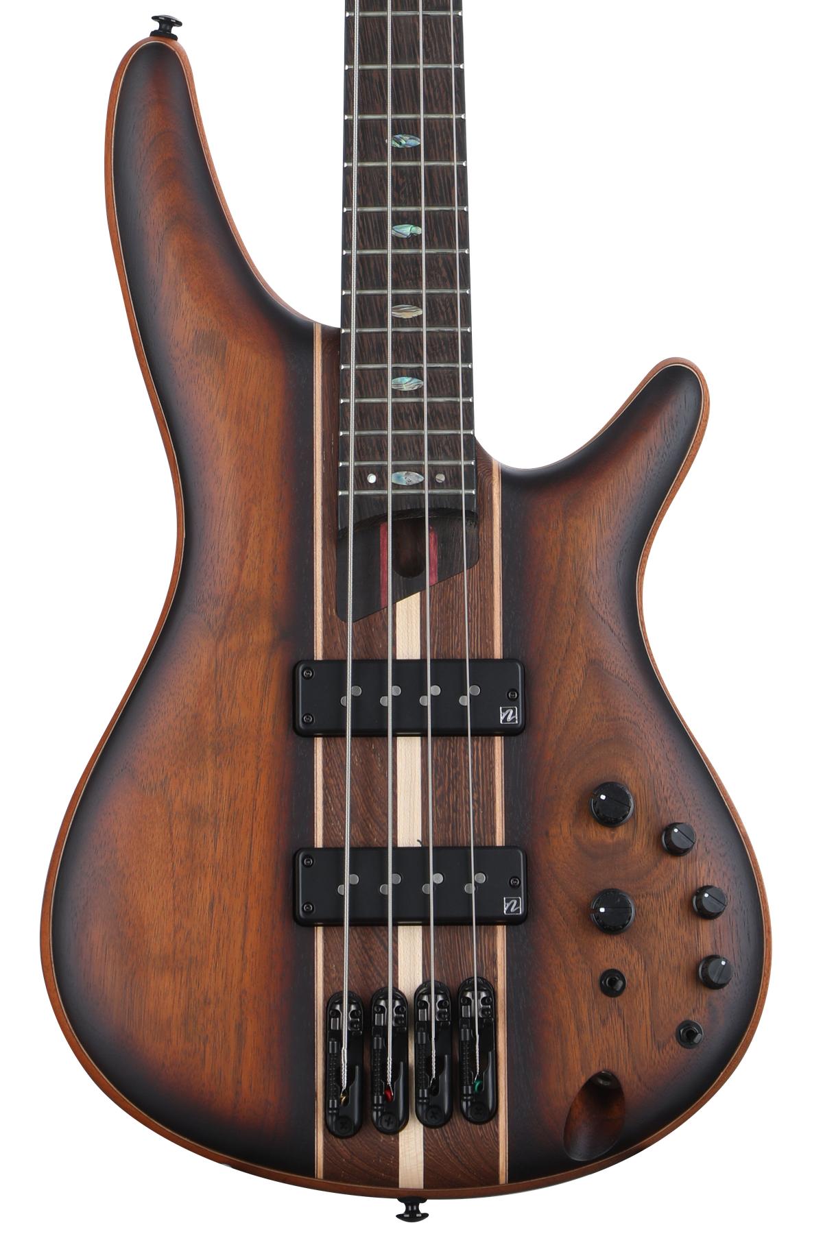 Ibanez Premium SR1350B 4-string Bass Guitar - Dual Mocha Burst 