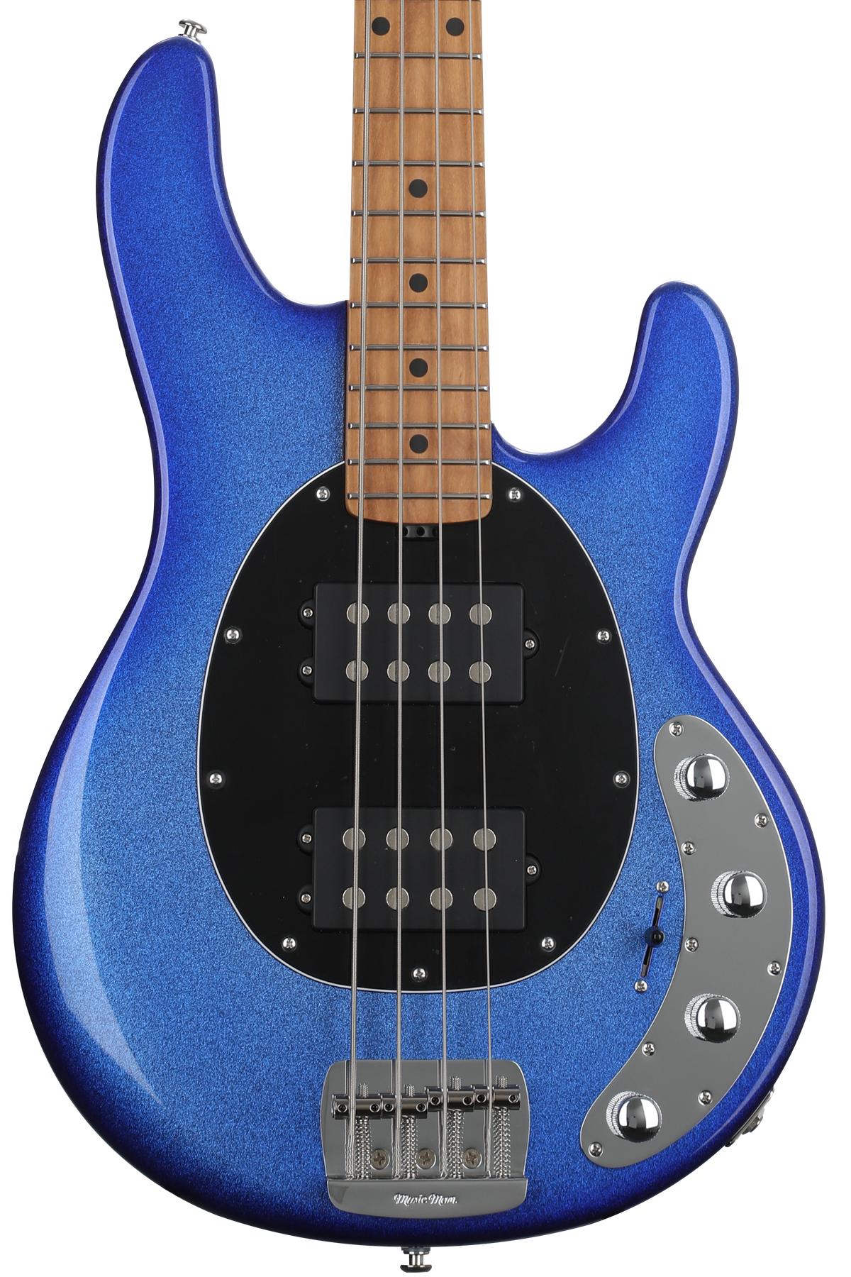Ernie Ball Music Man StingRay Special 4 HH Bass Guitar - Pacific Blue  Sparkle, Sweetwater Exclusive