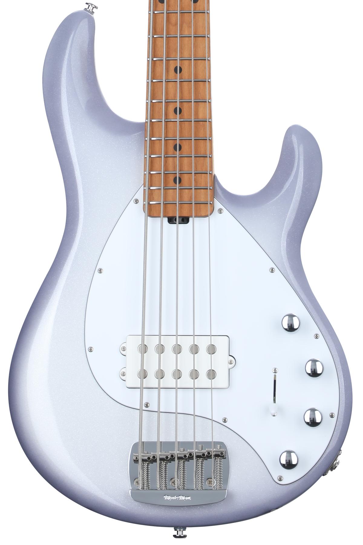 Ernie Ball Music Man StingRay Special 5 Bass Guitar Snowy Night with