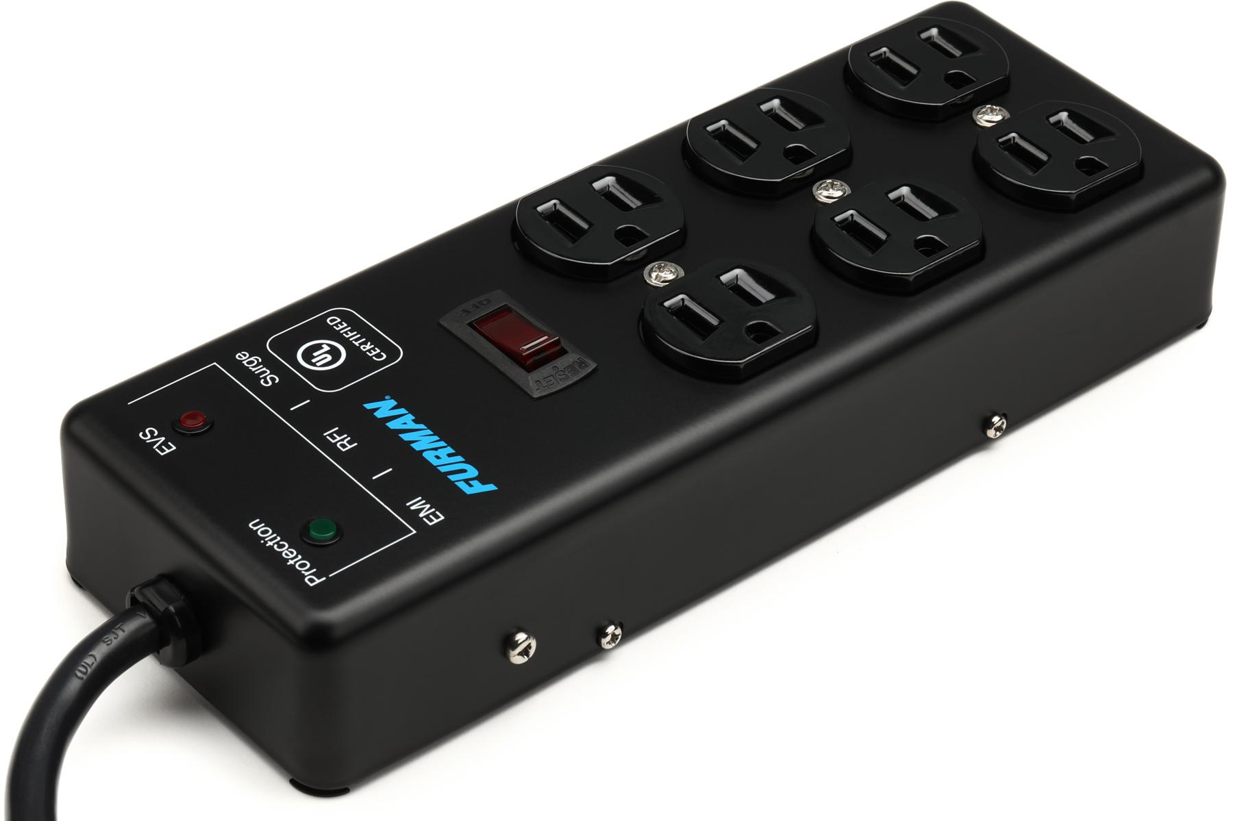 SS-6B-PRO 6-outlet Pro Surge Suppressor Strip with EVS