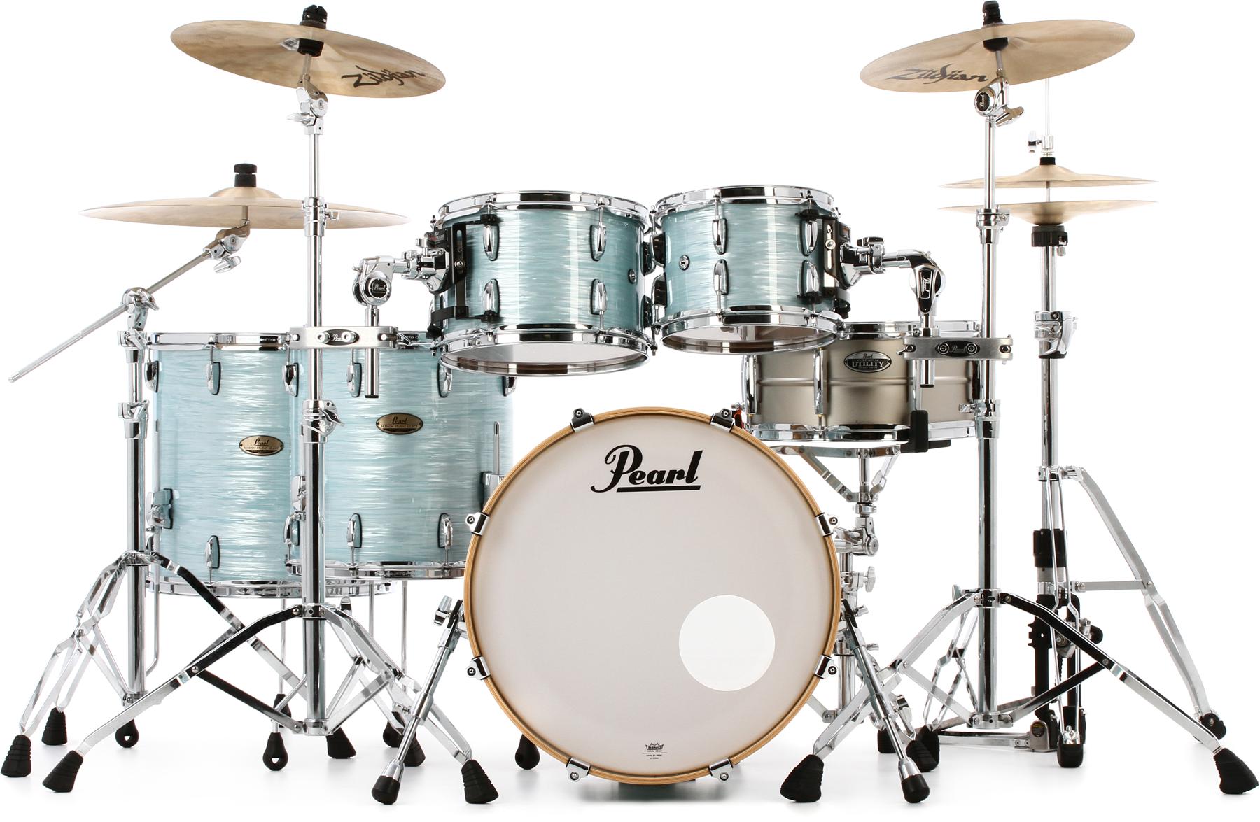Pearl Session Studio Select STS905XP/C 5-piece Shell Pack - Ice Blue Oyster