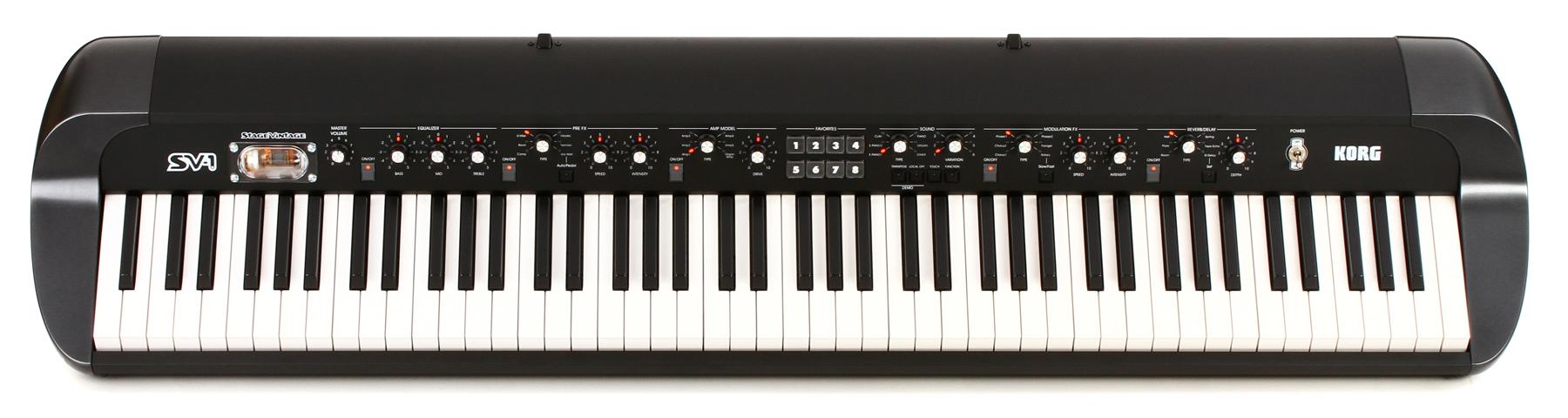 SV-1 88 Stage Vintage Piano - Black