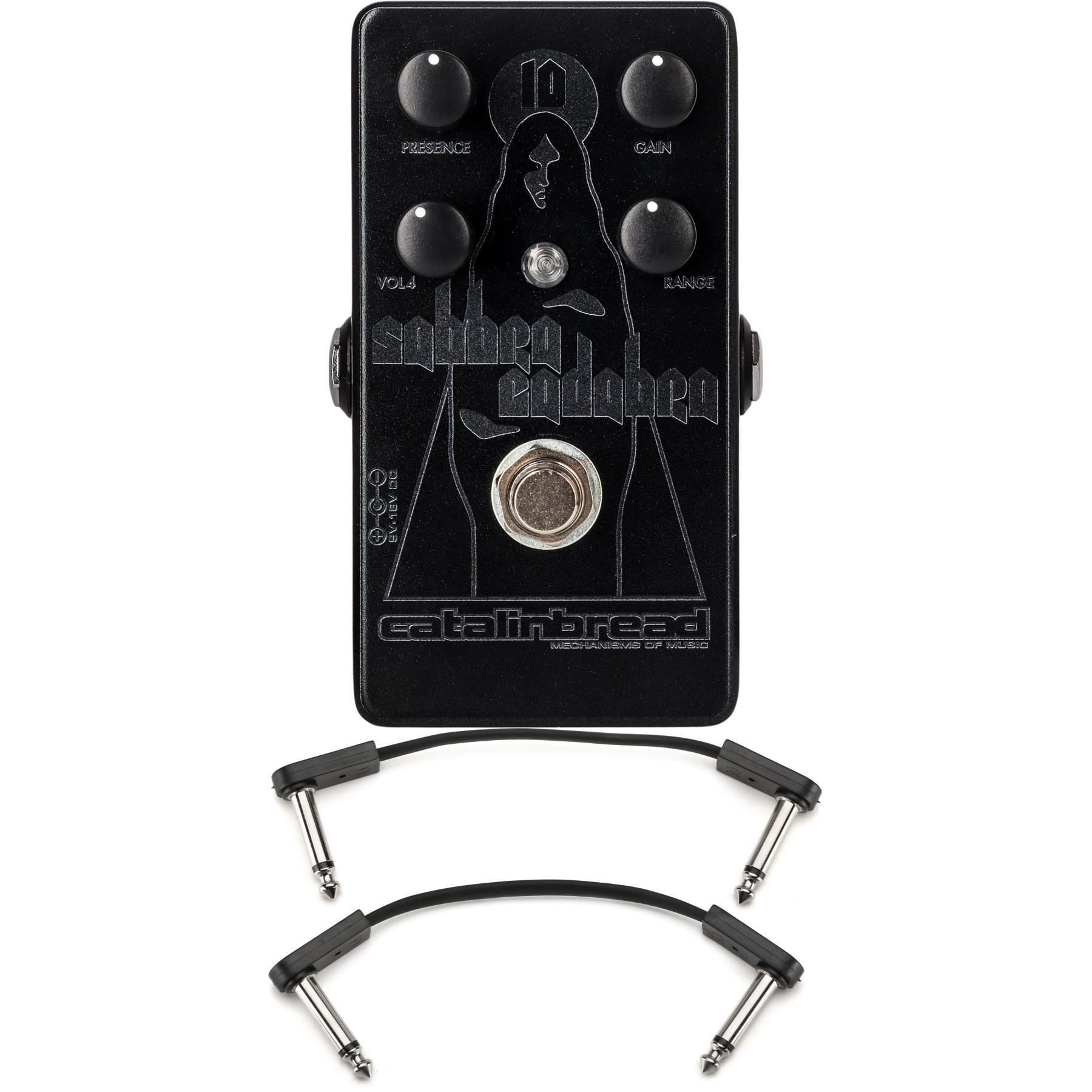 Catalinbread Sabbra Cadabra Overdrive Pedal with EBS Flat Patch Cables - 10th