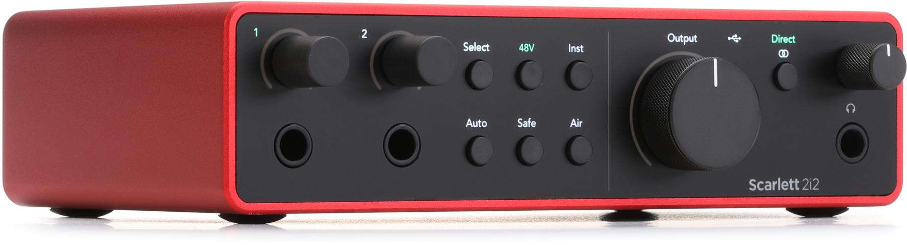 5. Focusrite Scarlett 2i2 4th Gen USB Audio Interface