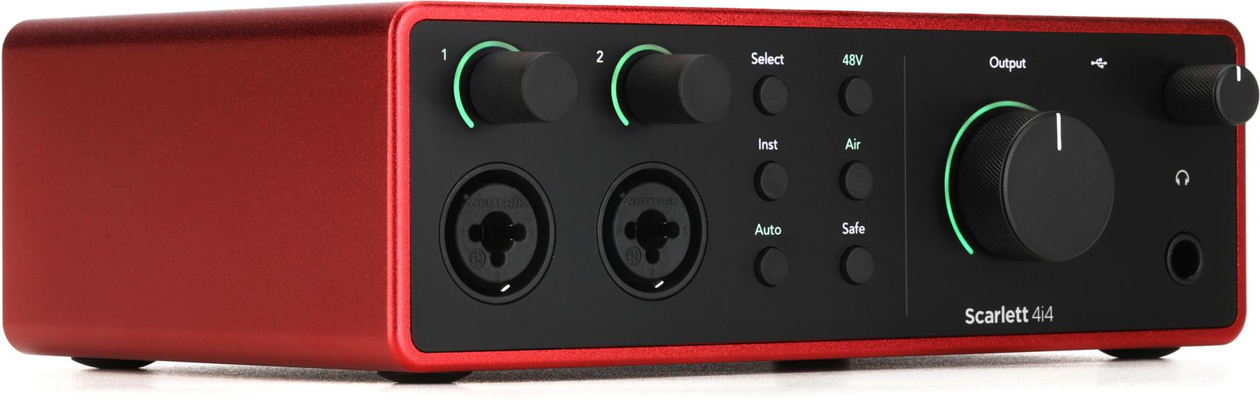 Focusrite Scarlett 4i4 4th Gen USB Audio Interface - Picture 1 of 7
