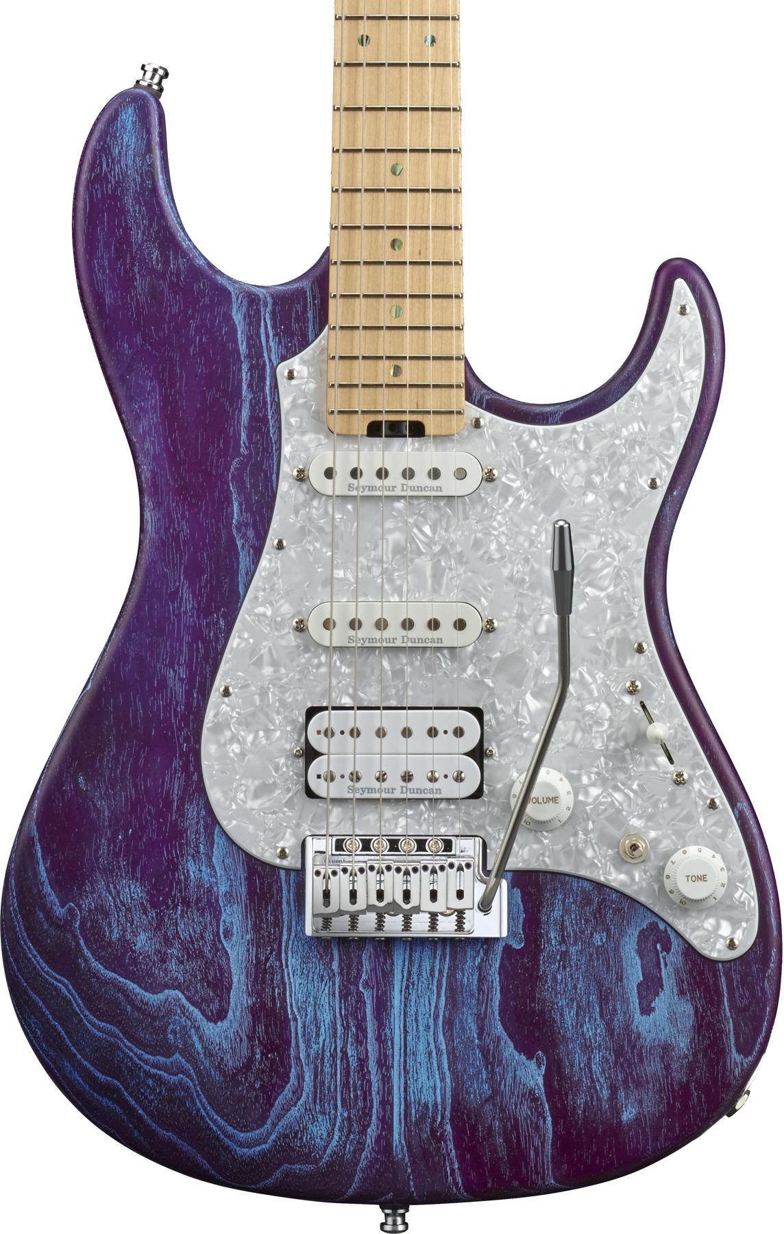 ESP Original Snapper CTM Electric Guitar - Drift Wood Indigo Purple with  Maple Fingerboard