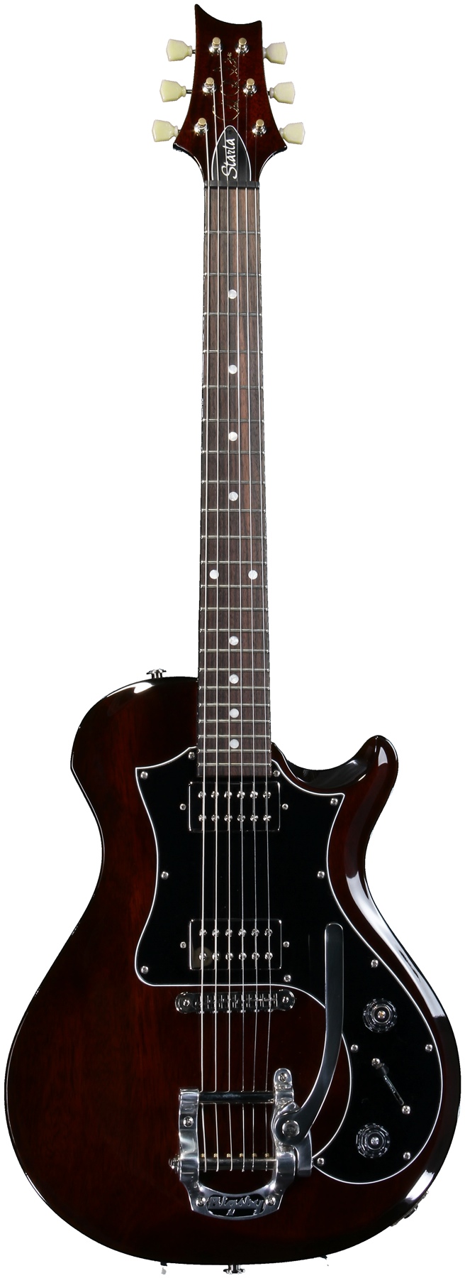 Starla - Dot Inlays, Vintage Mahogany