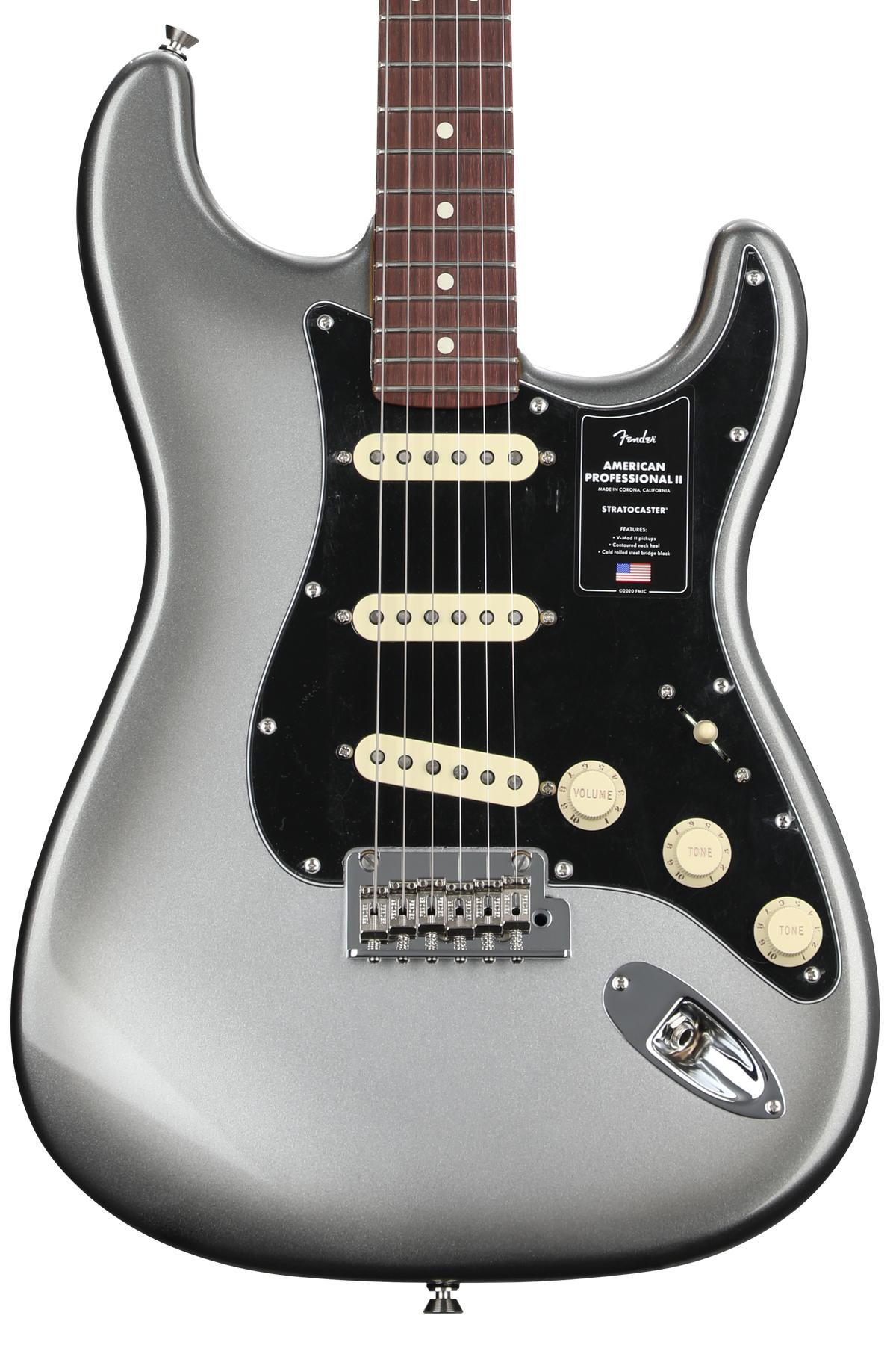 Fender American Professional II Stratocaster - Mercury with Rosewood Fingerboard