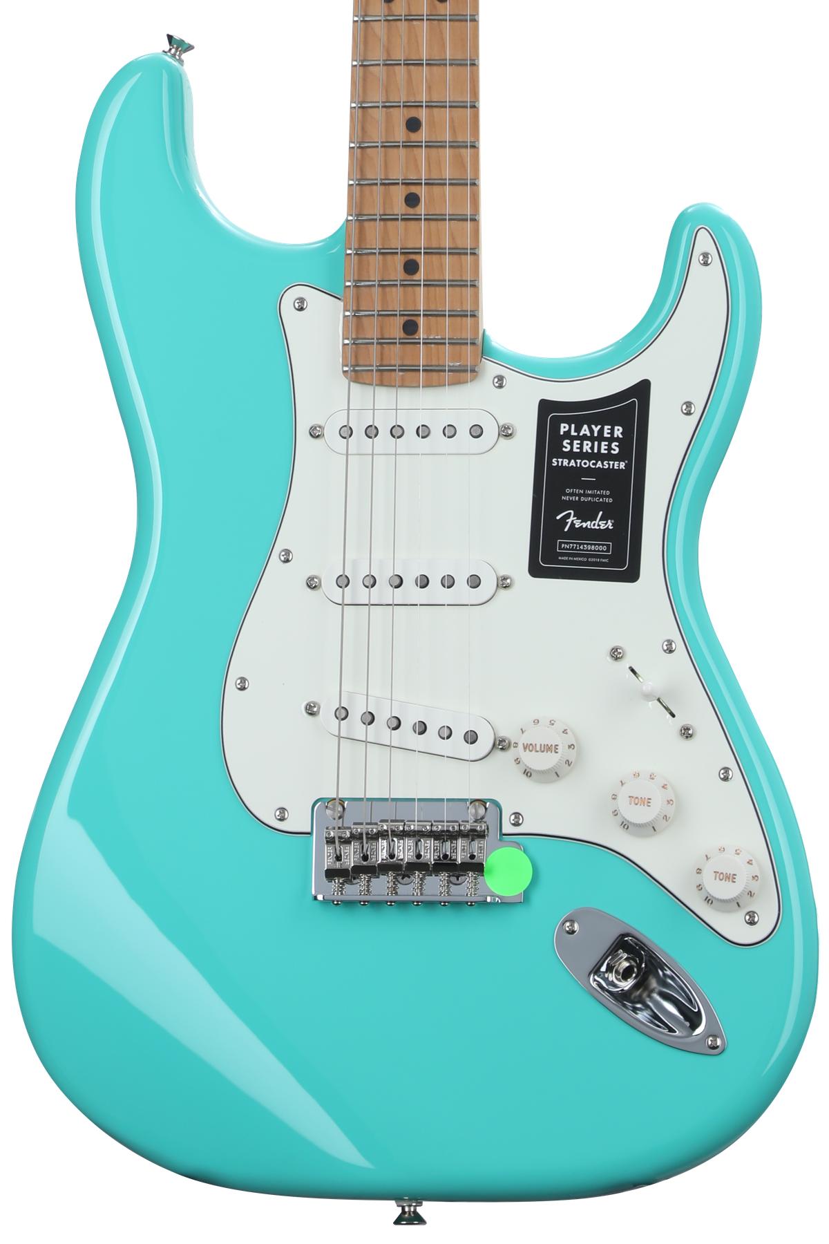 Player Stratocaster Sea Green, Sweetwater Exclusive